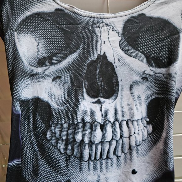Blackmilk Skull Bodysuit - Picture 3 of 5